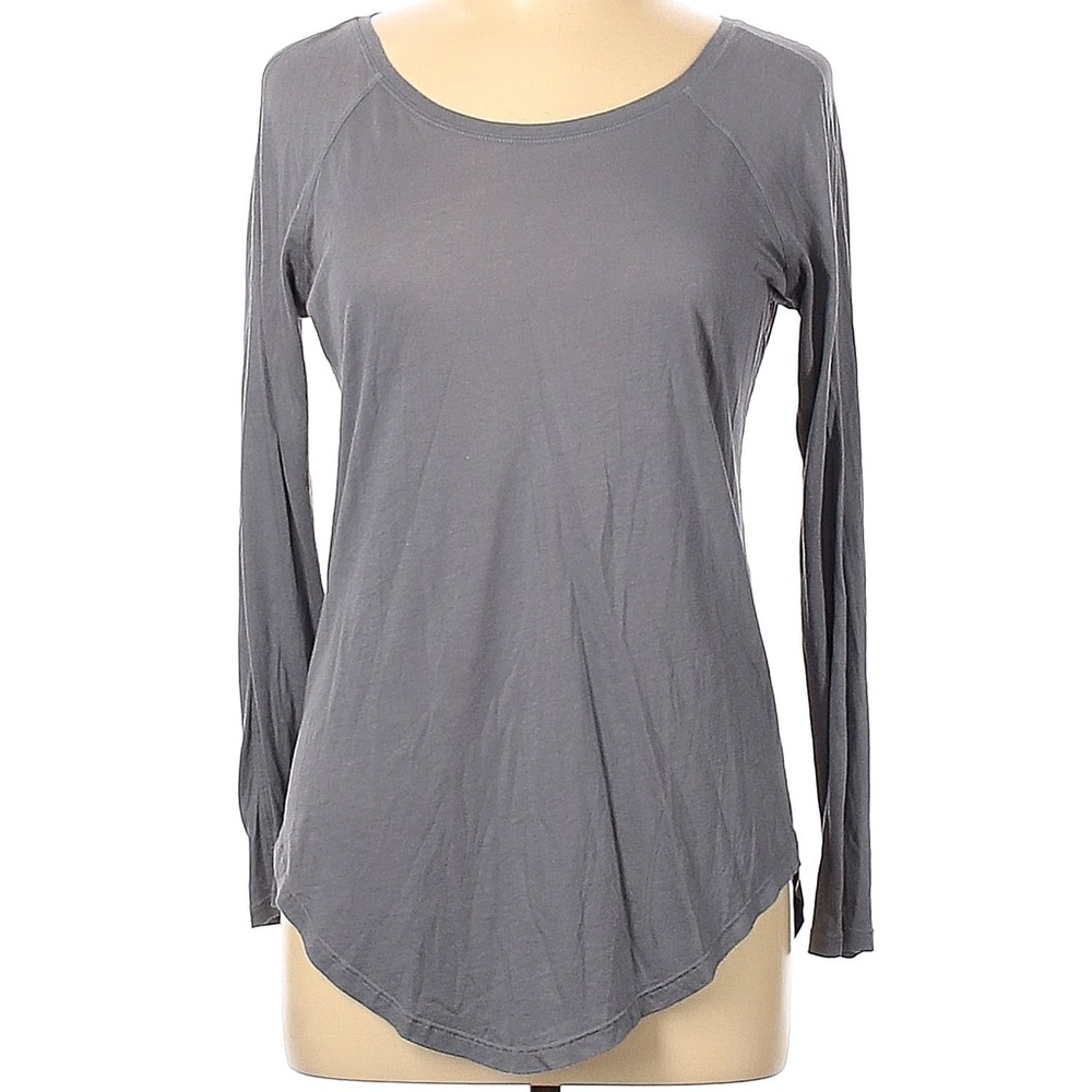 lululemon athletica Charcoal Long Sleeve Top
